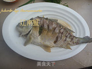 浇汁鲫鱼的做法步骤:9