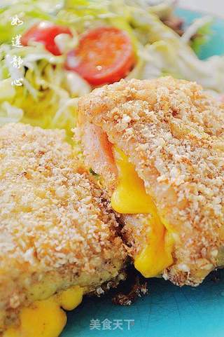 【新味COOK试用】哥顿布鲁(瑞士猪肉芝士卷)的做法步骤:16