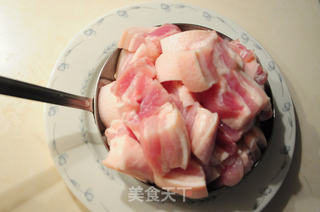 五花肉烧慈姑---附让肉变香嫩爽口的小窍门的做法步骤:7