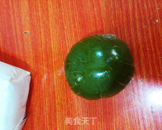 卡通抹茶饼干——清新和美味并存的做法步骤:5
