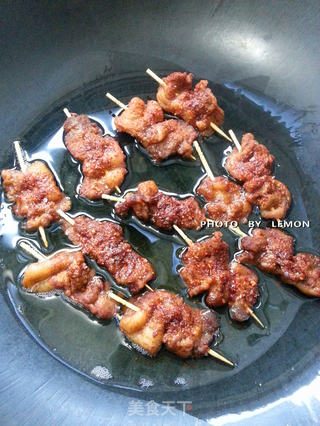 难忘牙签肉-大朋友小朋友的最爱的做法步骤:14