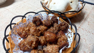 马蹄小肉丸——香酥脆口的做法步骤:7