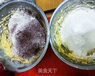 棋格饼干——黑白配的双重美味的做法步骤:5