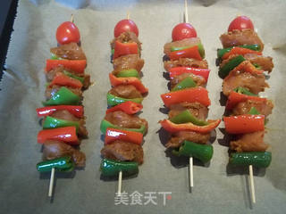烤鸡肉串的做法步骤:6