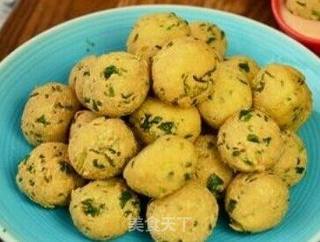 香芹豆腐丸子的做法步骤:10