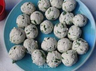 香芹豆腐丸子的做法步骤:8