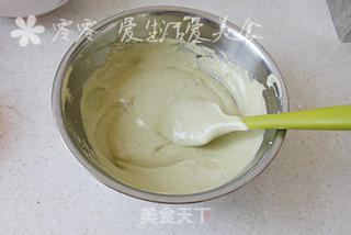 抹茶奶油奶酪夹心蛋糕的做法步骤:3