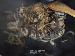 爆炒花蛤的做法步骤:7