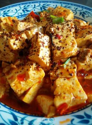 麻婆豆腐的做法步骤:10