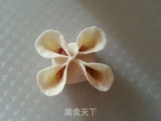 四喜蒸饺的做法步骤:9
