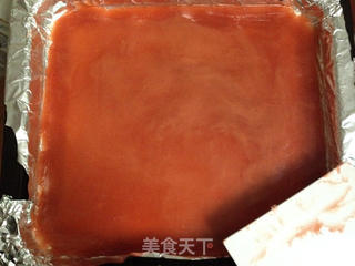 自制零食小吃---果丹皮的做法步骤:8