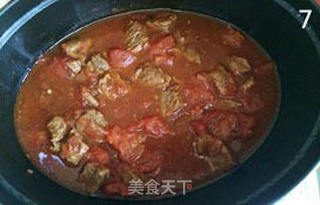 番茄牛肉面的做法步骤:7