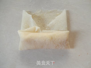 香蕉芝士春卷的做法步骤:5