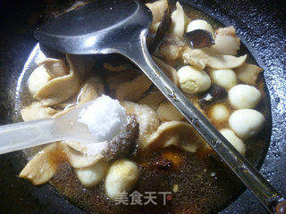 鹌鹑蛋大豆蛋白烧五花肉的做法步骤:10