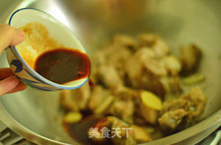 茄酱烧排骨的做法步骤:7
