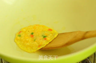 彩蔬米饭饼的做法步骤:10