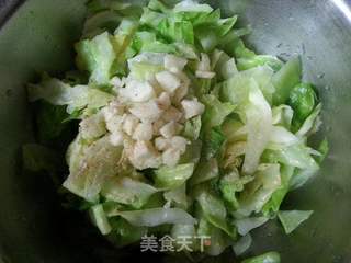 虾拌菜的做法步骤:4