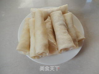 香蕉芝士春卷的做法步骤:6