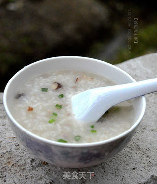 香菇肉末粥的做法步骤:7
