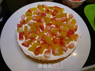 双层祝寿蛋糕的做法步骤:16