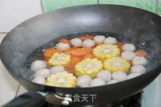 田园鱼丸汤的做法步骤:10