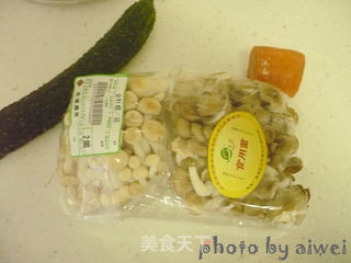 温拌双菇的做法步骤：1