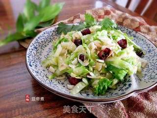 虾拌菜的做法步骤:7