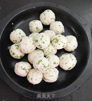 香芹豆腐丸子的做法步骤:5