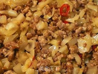 甜椒炒酸菜 ♥肉末下饭菜 7的做法步骤:5