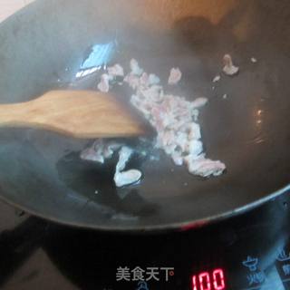 芹菜肉丁红萝卜片的做法步骤：4