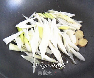 鲍汁葱烧海参的做法步骤:4