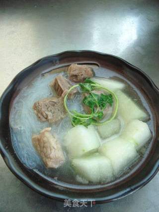 瘦肉冬瓜汤的做法步骤:10