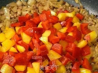 甜椒炒酸菜 ♥肉末下饭菜 7的做法步骤:6