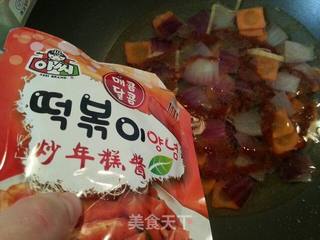 韩式炒辣年糕的做法步骤:5