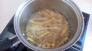 自制零食——炸薯条(丝毫不逊色于KFC)的做法步骤:7