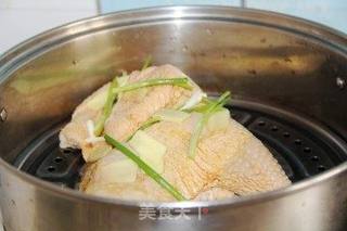 葱油鸡的做法步骤:3