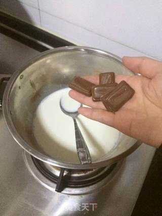 巧克力布丁的做法步骤:11