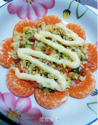 花式营养彩蔬炒饭——给孩子一份平凡而又别致的炒饭的做法步骤:5