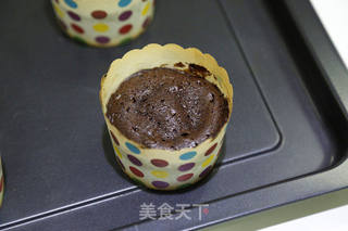 巧克力熔岩蛋糕(烤箱做蛋糕)的做法步骤:12