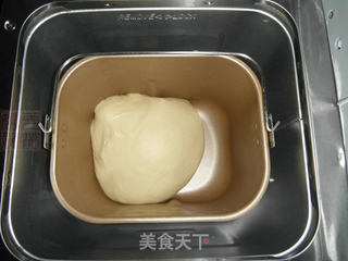 水蜜桃面包环的做法步骤:2