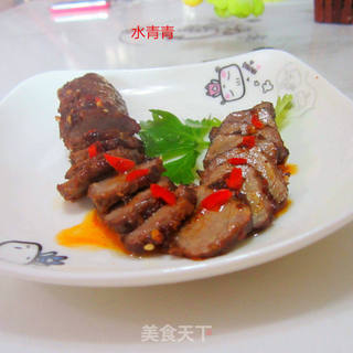 酱烤腊牛肉----烤箱食谱的做法步骤:14