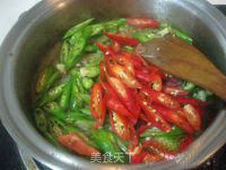 秦椒小炒肉的做法步骤:6