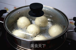 自制奶黄包的做法步骤:9