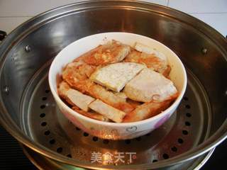 荔浦芋扣肉的做法步骤:14