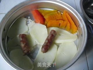 金盏沙拉南瓜土豆泥的做法步骤:7