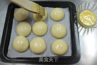 奶黄餐包的做法步骤:12