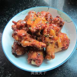 香蒸香辣鸡小腿-----烤箱食谱的做法步骤:8