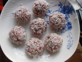 珍珠肉圆子的做法步骤:4