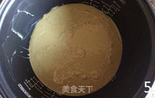电饭煲抹茶蛋糕的做法步骤:5