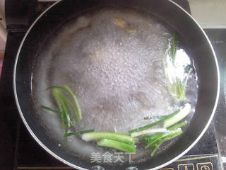 青菜氽丸子的做法步骤:7